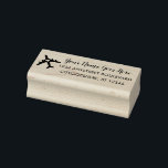 Destination Wedding Travel Theme Airplane Address Rubber Stamp<br><div class="desc">Travel theme or destination wedding invitation return address stamp featuring an airplane with a heart. Click CUSTOMIZE FURTHER to change fonts or layout if you select a different stamp size. DESIGNER SUGGESTION: Pair with boarding pass plane ticket save the dates and passport invitations.</div>