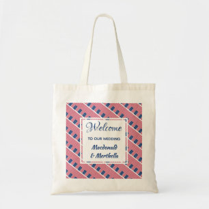 Destination Wedding Welcome USA AMERICA Custom Tote Bag