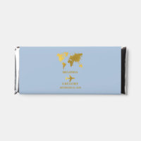 Destination Wedding World Passport Blue Gold