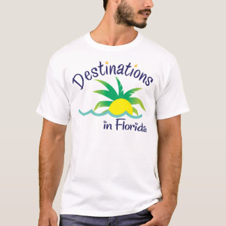 Destinations in Florida Print Logo Merchandise T-Shirt