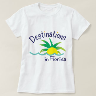 Destinations in Florida Print Logo Merchandise T-Shirt