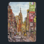 Destinations | New York City View of Little Italy<br><div class="desc">Get lost in this spectacular watercolor and ink design by the extremely talented Melissa Wang on a vast range of products from Zazzle. Melissa brings to life the Little Italy in New York City all with the superior empire building reining overhead. Feast your eyes on the amount of detail Wang...</div>