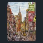 Destinations | New York City View of Little Italy iPad Pro Cover<br><div class="desc">Get lost in this spectacular watercolor and ink design by the extremely talented Melissa Wang on a vast range of products from Zazzle. Melissa brings to life the Little Italy in New York City all with the superior empire building reining overhead. Feast your eyes on the amount of detail Wang...</div>
