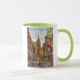 Destinations New York City View of Little Italy Mug