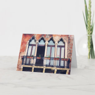 Destinations Rustic Venice Building Card