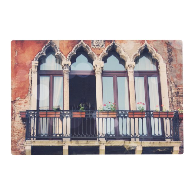 Destinations | Rustic Venice Building Placemat (Front)
