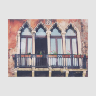 Destinations Rustic Venice Building Tissue Paper