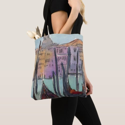 Destinations  Two Gondolas in Venice Sketch Tote Bag