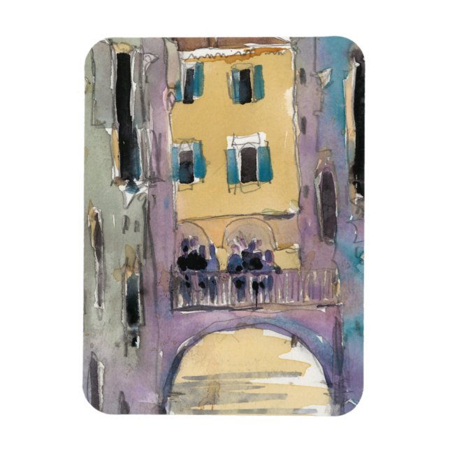 Destinations | Venice Canal Bridge View Magnet (Vertical)