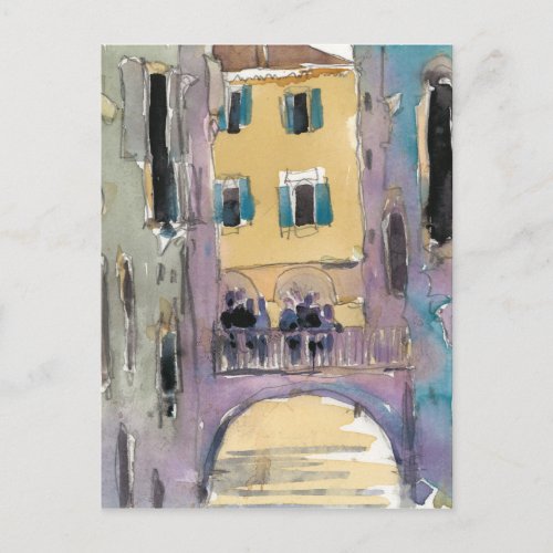 Destinations  Venice Canal Bridge View Postcard