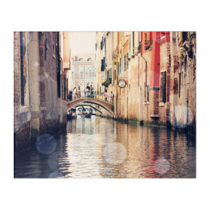 Destinations Venice Gondolas Photograph Acrylic Print
