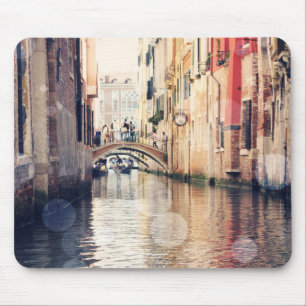 Destinations Venice Gondolas Photograph Mouse Pad