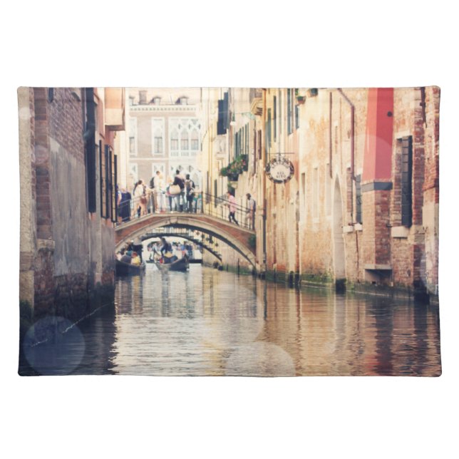 Destinations | Venice Gondolas Photograph Placemat (Front)