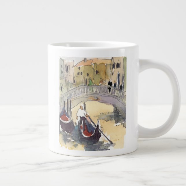 Destinations | Venice Plein Air Gondola Ride Giant Coffee Mug (Right)