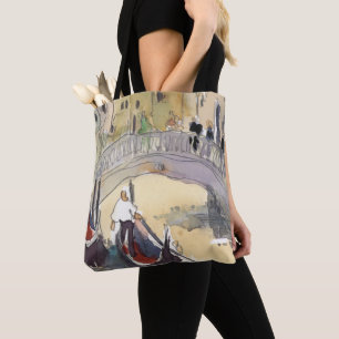 Destinations Venice Plein Air Gondola Ride Tote Bag