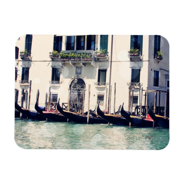 Destinations | Venice Waterfront Photograph Magnet (Horizontal)