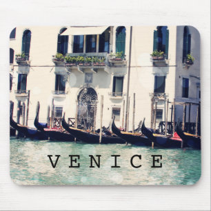 Destinations Venice Waterfront Photograph Mouse Pad