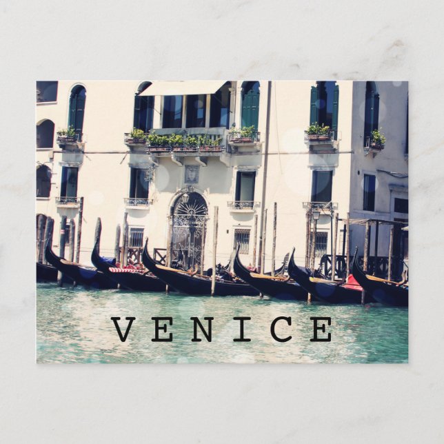 Destinations | Venice Waterfront Photograph Postcard (Front)