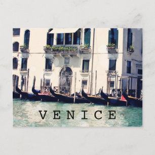 Destinations Venice Waterfront Photograph Postcard