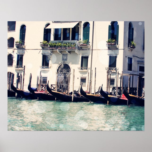 Destinations | Venice Waterfront Photograph Poster (Front)