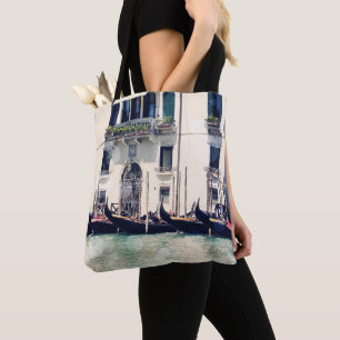 Destinations Venice Waterfront Photograph Tote Bag
