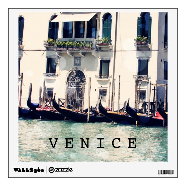Destinations | Venice Waterfront Photograph Wall Sticker (Front)