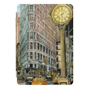 Destinations   Vintage Fifth Avenue Clock iPad Pro Cover