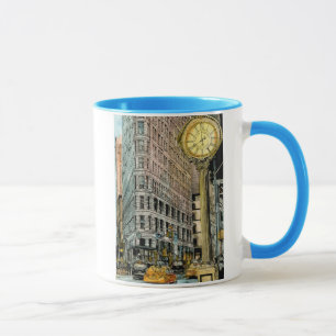 Destinations   Vintage Fifth Avenue Clock Mug