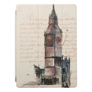 Destinations Vintage Letters From Big Ben iPad Pro Cover