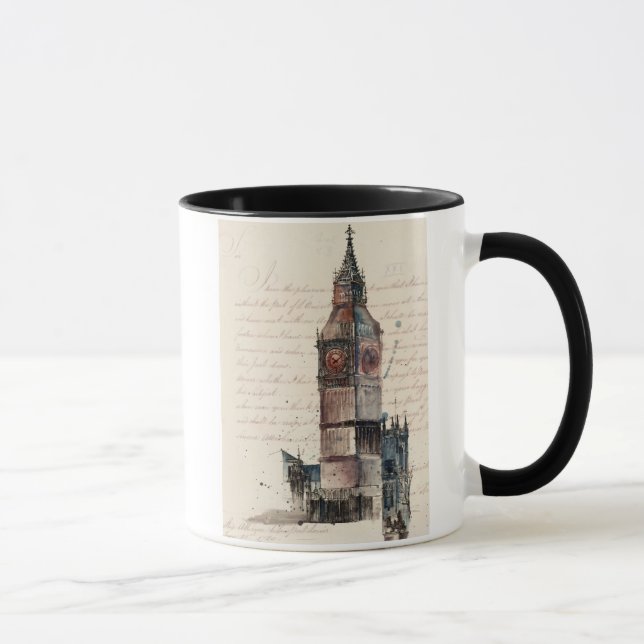 Destinations | Vintage Letters From Big Ben Mug (Right)