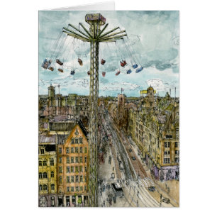 Destinations Watercolor European Swing Ride