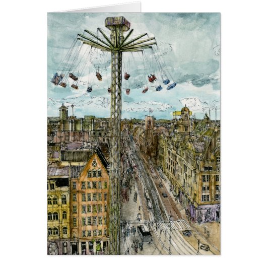 Destinations | Watercolor European Swing Ride (Front)