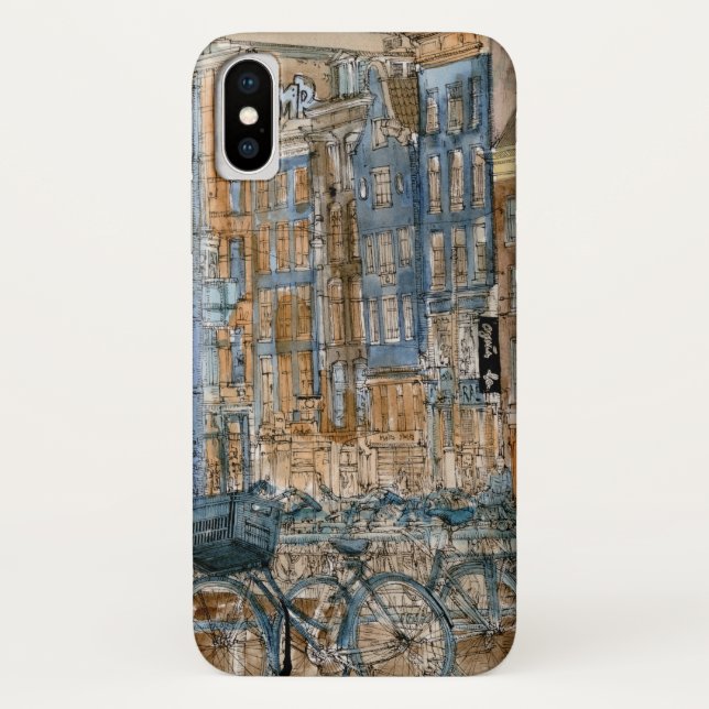 Destinations | Watercolor New York City View Case-Mate iPhone Case (Back)