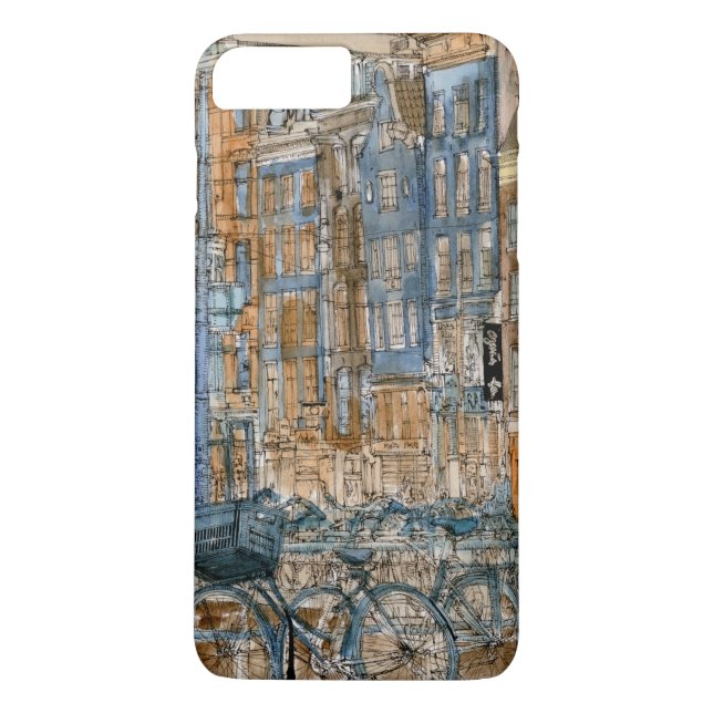 Destinations | Watercolor New York City View Case-Mate iPhone Case (Back)