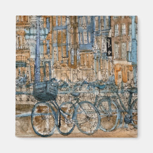 Destinations Watercolor New York City View Magnet