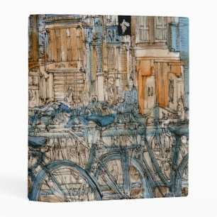 Destinations Watercolor New York City View Mini Binder