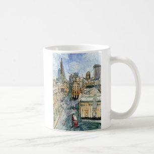 Destinations Watercolor Vintage London Street Coffee Mug
