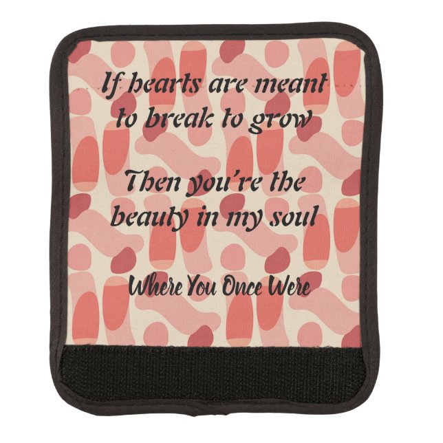 Destined for You, video version Luggage Handle Wrap (Front)