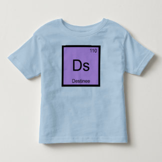 Destinee Name Chemistry Element Periodic Table Toddler T-shirt