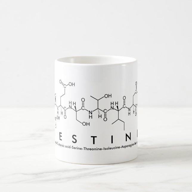 Destini peptide name mug (Center)