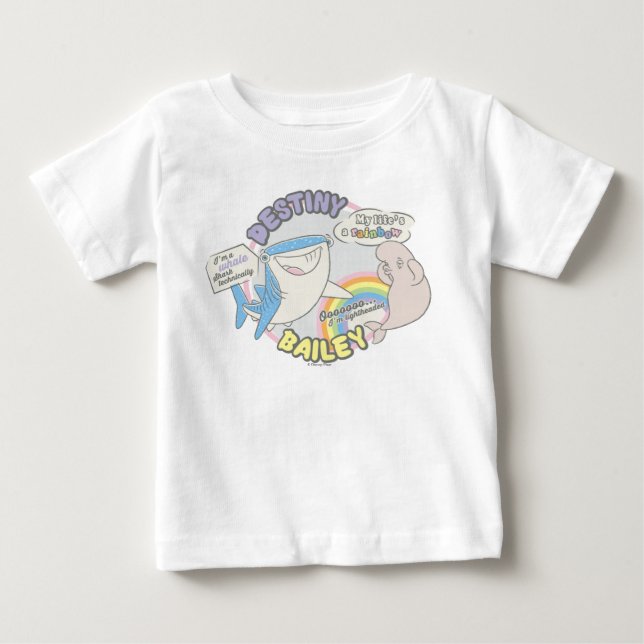 Destiny & Bailey Comic Graphic Baby T-Shirt (Front)