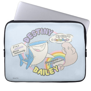 Destiny & Bailey Comic Graphic Laptop Sleeve
