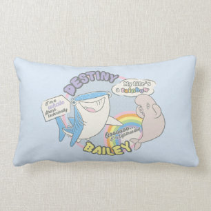 Destiny & Bailey Comic Graphic Lumbar Pillow