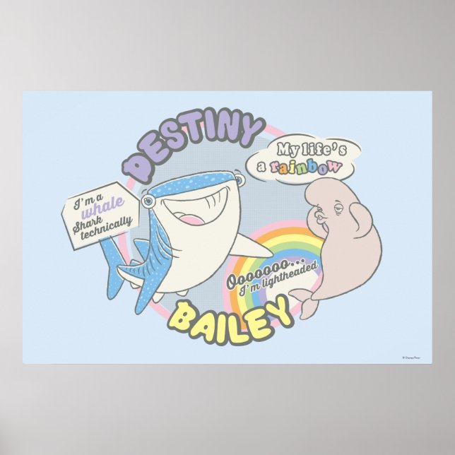 Destiny & Bailey Comic Graphic Poster (Front)