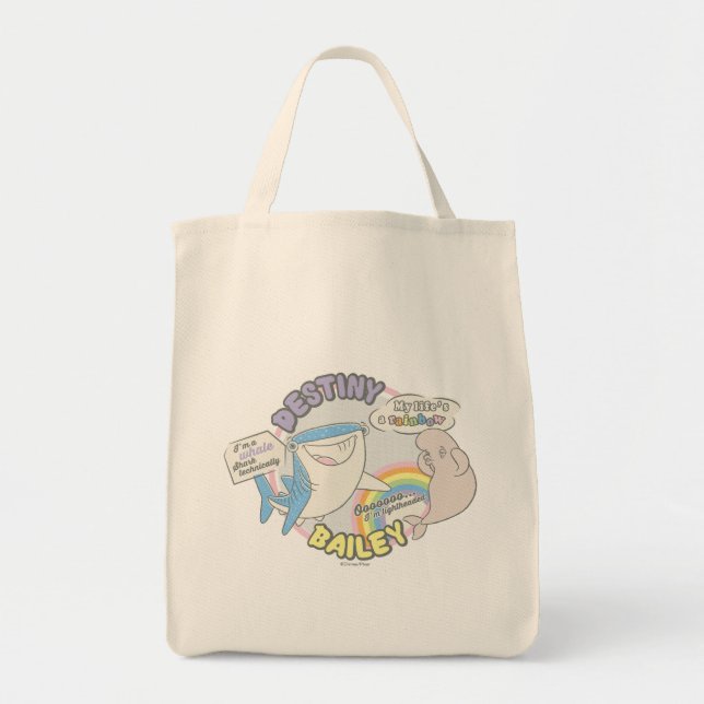Destiny & Bailey Comic Graphic Tote Bag (Front)