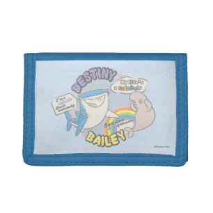 Destiny & Bailey Comic Graphic Tri-fold Wallet