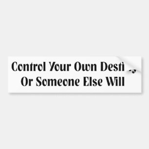 Destiny Bumper Sticker