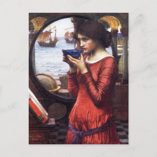 DESTiNY by John William Waterhouse 1900 Postcard