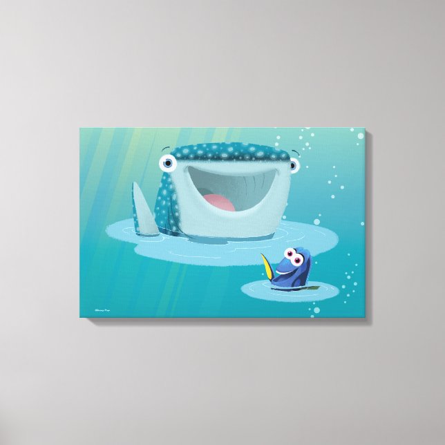 Destiny & Dory | Bubble Buds Canvas Print (Front)