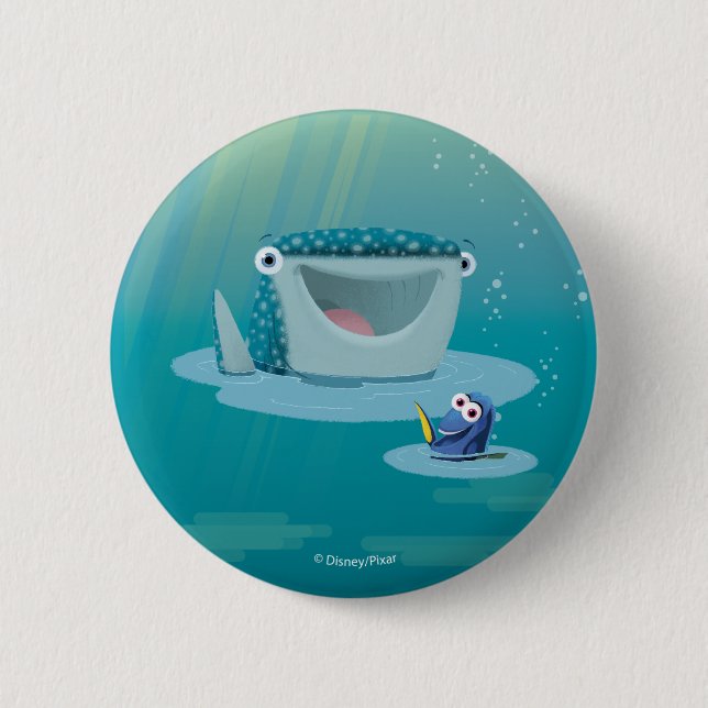 Destiny & Dory | Bubble Buds Pinback Button (Front)